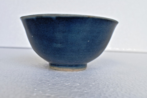 Antique chinese blue - blue, glazed