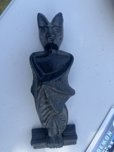 Bat cast iron door knocker - bat,