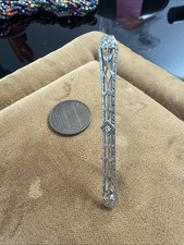 Antique 14k WG & Diamond