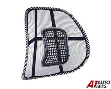 1X Lower Back Lumbar Support Car Seat & Office Chair Pain Relief Mesh Cushion
