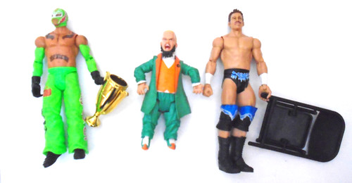 Wwe figure bundle rey mysterio - figure,