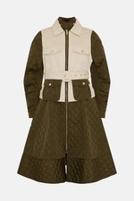 Karen Millen Hybrid Quilted