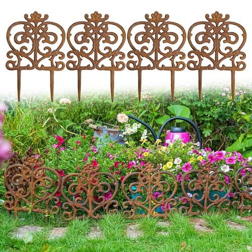 Rustic cast iron garden - iron, edging