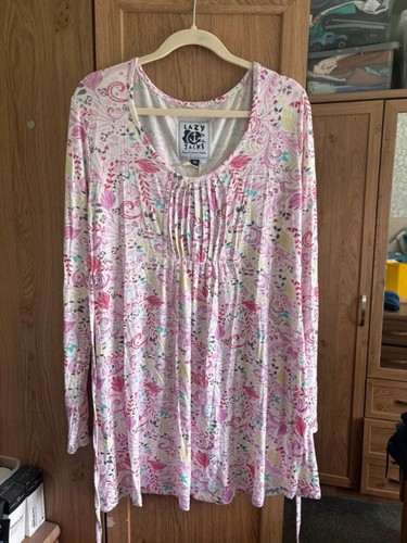 Bnwt lazy jacks pink floral - pink,