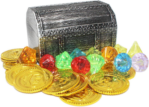 Mini treasure chest toy - mini, set