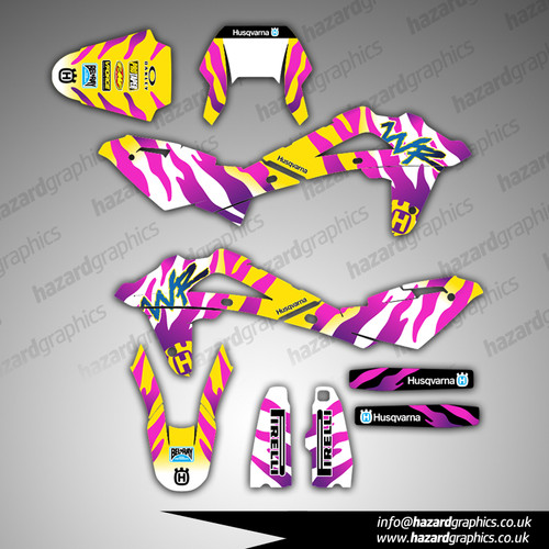 Husqvarna 125 graphics - graphics, kit