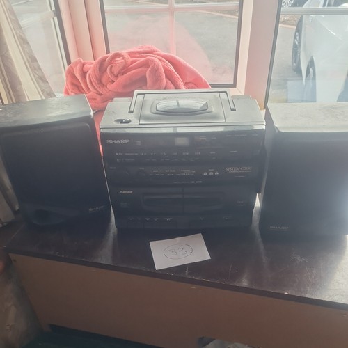 Vintage sharp system cd130 - system,