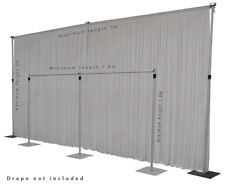 6Mx3M Telescopic Wedding Backdrop Stand, Pipe and Drape System
