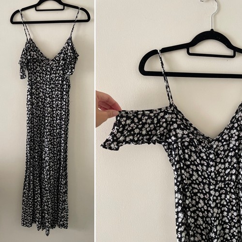 Zara black floral - floral, jumpsuit