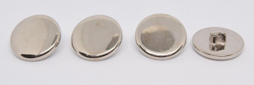 Silver coloured metal shank - silver,
