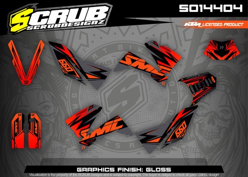 Graphics kit ktm - graphics, 625