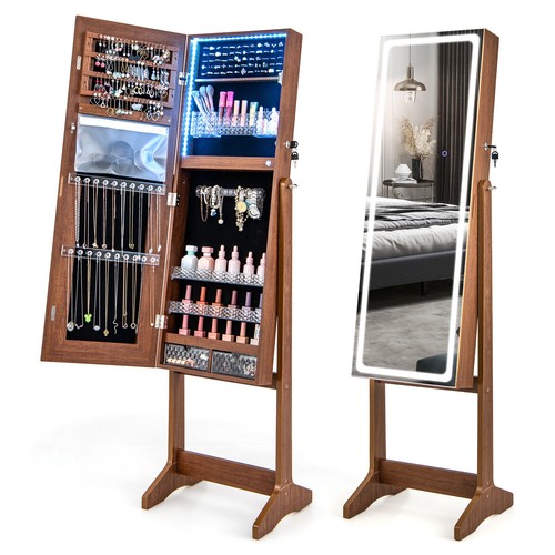 Full length led mirror - full-length, jewelry