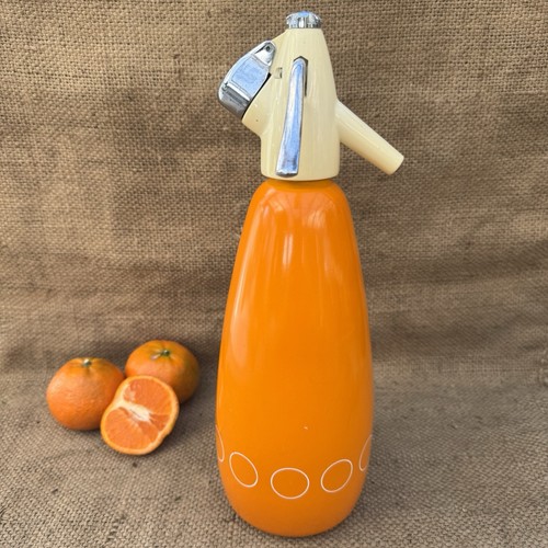 Vintage boc soda - syphon, orange