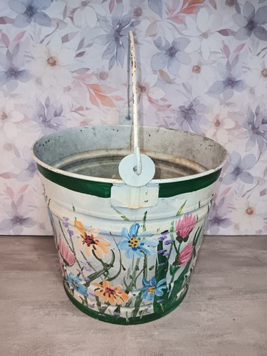 Vintage galvanized metal - vintage,