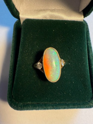 Australian opal ring - australian, (a),