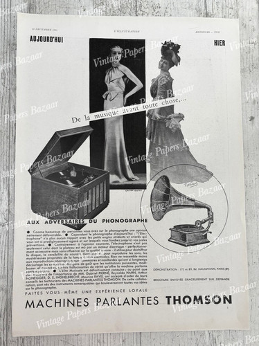 Thomson phonographe phonograph - phonographe,