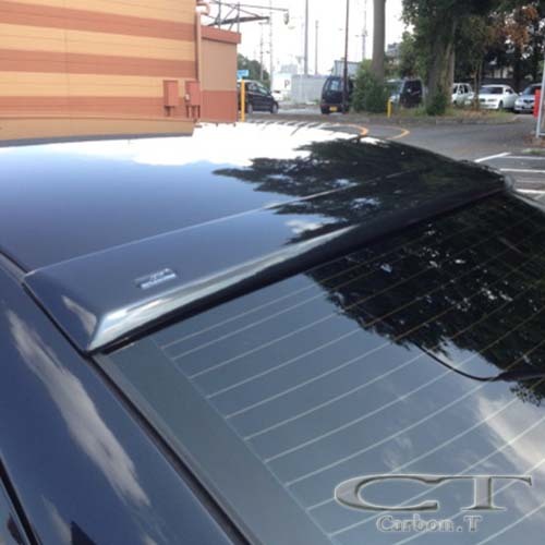Unpainted style roof spoiler - style,