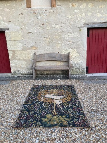 Large french unicorn tapestry - large,