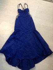 Betsy Adam Royal Blue Satin