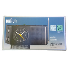 Braun ABR313sl Travel Radio Alarm with Clock New in Box