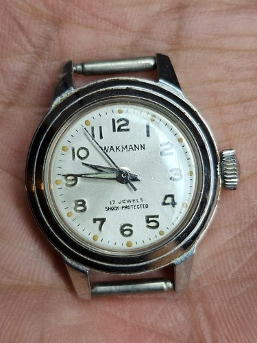 Vtg wakmann watch jewels - wakmann, 17