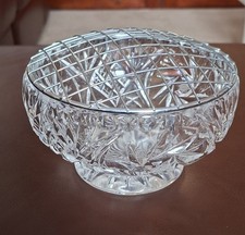 Large Crystal Cut Glass Rose