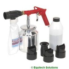 Sealey SG10E Shot Blasting Kit Sand Blast Air Recirculating with Grit & Nozzles