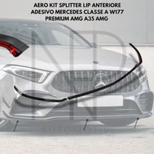 ✅AERO KIT  SPLITTER LIP ANTERIORE ADESIVO Mercedes A W177 Premium AMG A35 AMG✅