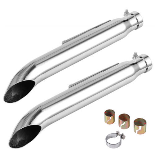 Motorcycle exhaust muffler - 2x,