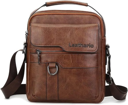 Mens real leather travel - real,