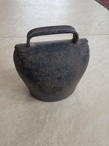 Antique vintage iron cow goat - cow,