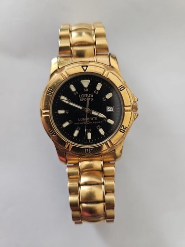 Lorus watch v532 7f04 - watch, gold