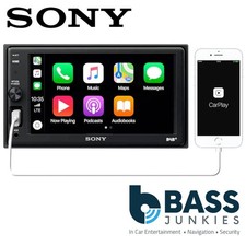 Sony XAV-AX1005DB 6.2" Mechless DAB CarPlay USB & Bluetooth Car Stereo & Aerial