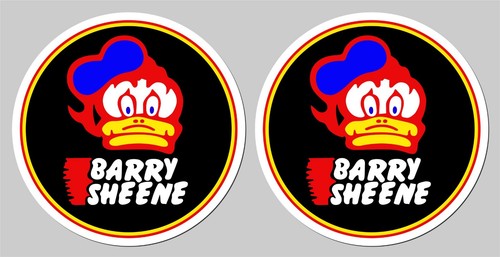 Barry sheene duck decals x2 - sheene,