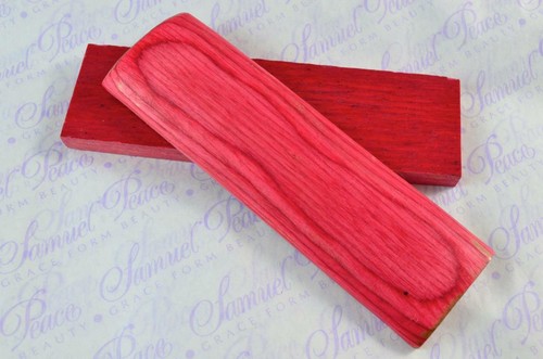 Pair fuchsia pink laminated - pair,