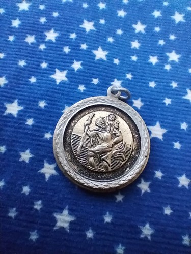 Vintage christopher pendant - vintage, st.christopher