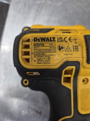 Dewalt dcd796 18v - 18v, cordless