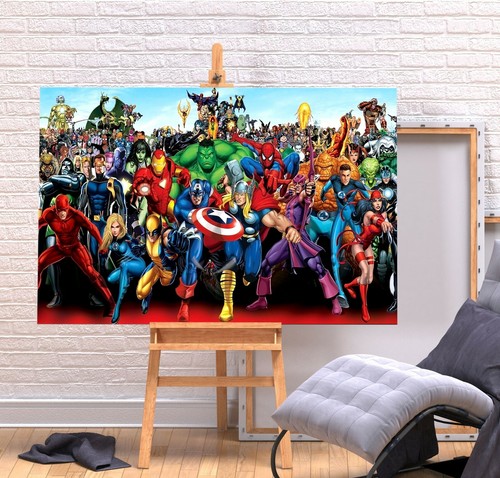 Marvel superheroes wall art - marvel, superheroes-