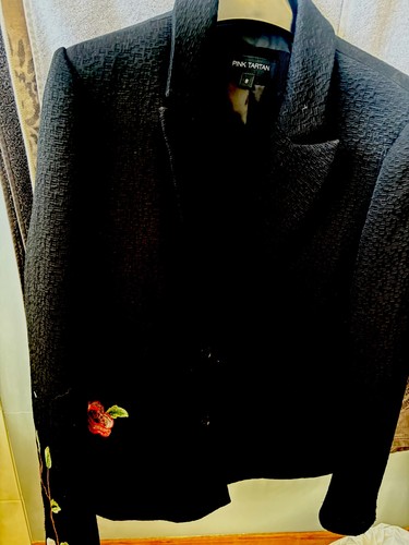 Pink tartan blazer - tartan,