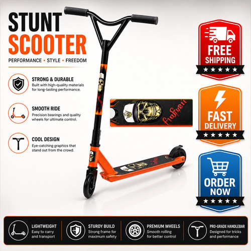 Pro stunt scooter freestyle - scooter,