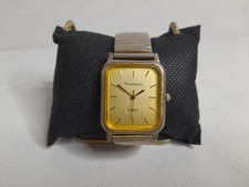 Philip Mercier Mens Watch Premier Collection 18k Gold Electroplated Works Boxed