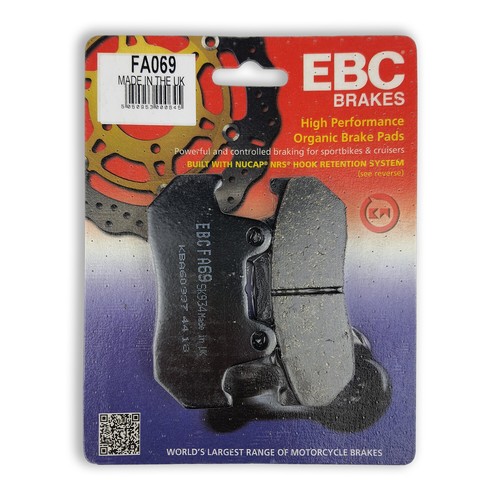 Organic front brake pads - organic,