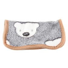 Warmth Heating Pad for Pets Plush Velvet Dog Cats Comfort Grey S