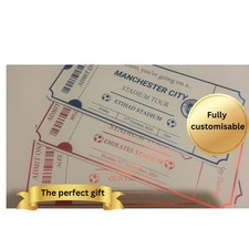 Football Ticket| Event Ticket| Stadium| Tour| Football Match | Foil Ticket|