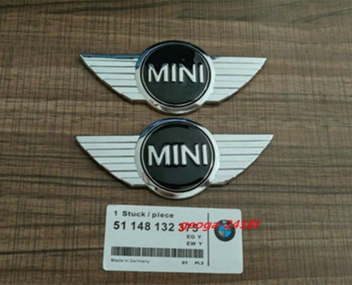 2pcs mini badge logo front - 2pcs,