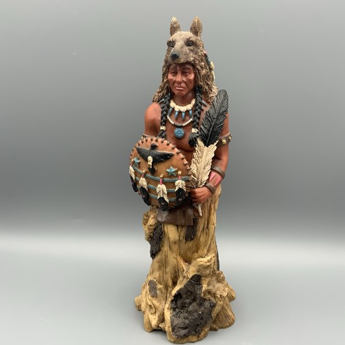 Indian warrior hunter resin - hunter,
