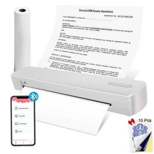 Wireless portable printer - wireless, a4
