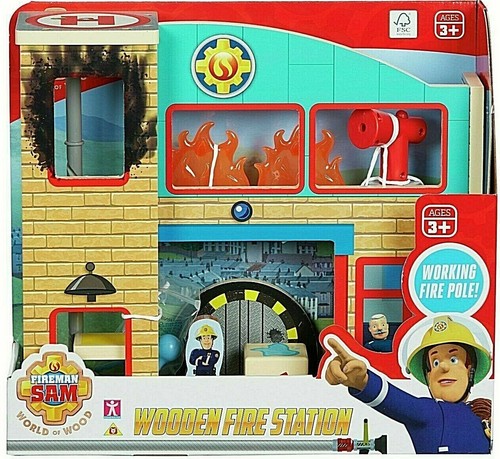 Fireman sam wooden fire - sam,
