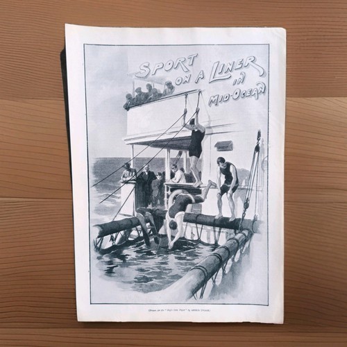 Antique 1912 diving - diving, pool