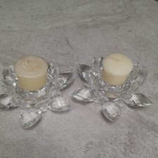  Pair of Crystal Candle